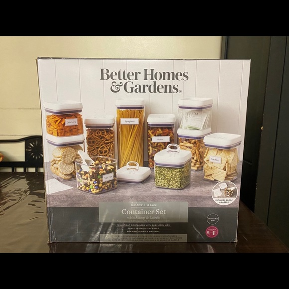 Better Homes & Gardens Flip-Tite 10-Canister Set - Picture 2 of 12